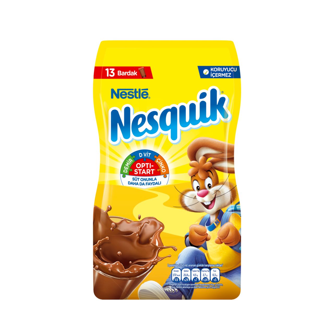 NESQUİK T.TOZ 180GR ÇİKOLATALI PAKET 1*12