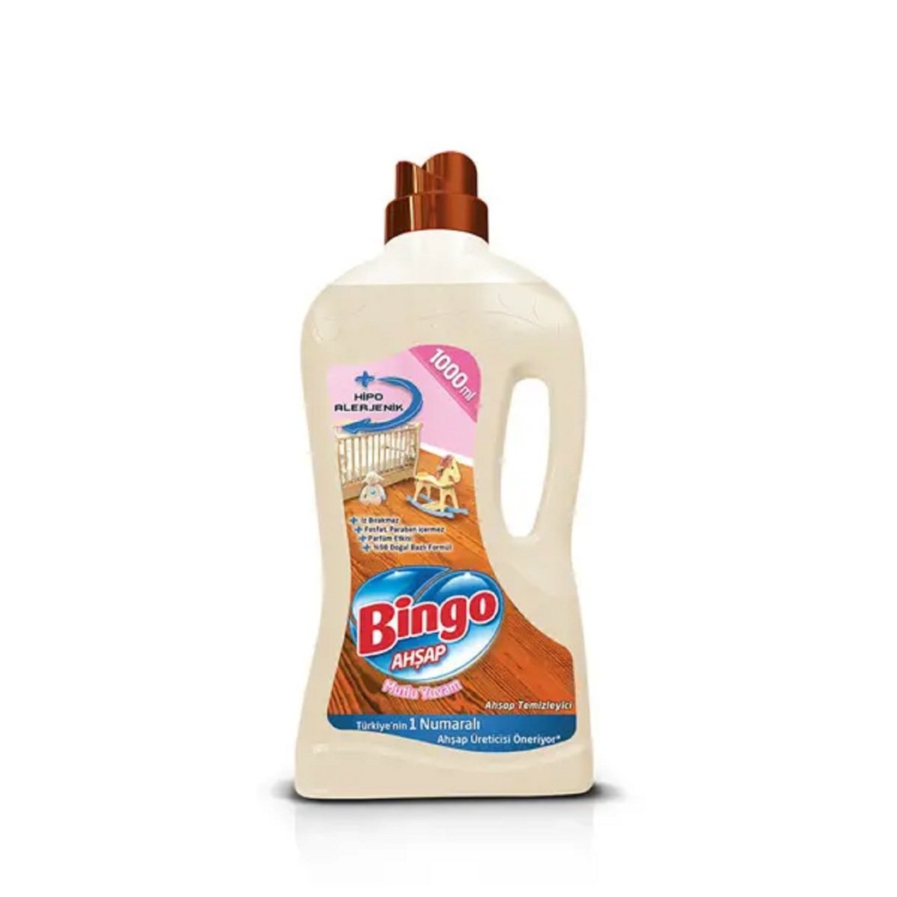 BİNGO AHŞAP 1000ML MUTLU YUVAM 1*12