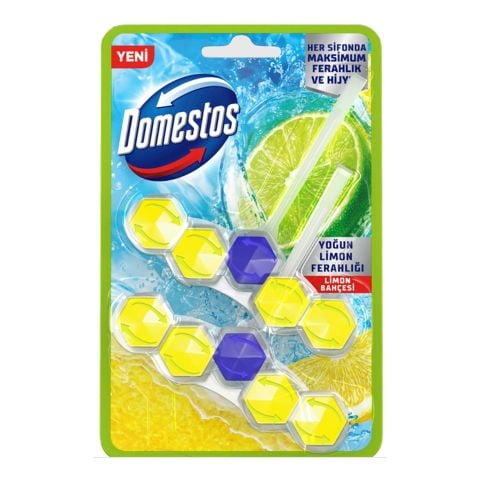 DOMESTOS WC BLOK 5'Lİ DUO LİMON BAHÇESİ 2*50G 1*7
