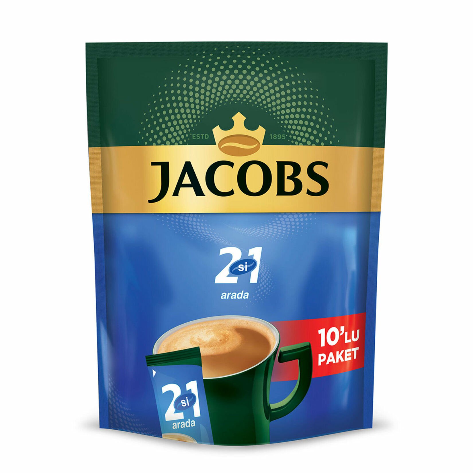 JACOBS 10'LU 2İN1 PAKET 10,5G*10 105G POŞET 1*16