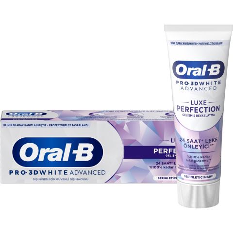 ORAL-B M.75ML PRO-3D LUXE PERFECTION GELİŞMİŞ BEYAZLATMA 1*12