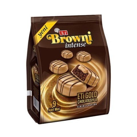 ETİ K.BROWNİ İNTENSE 9LU MİNİ GOLD ÇİK. 135G 17606  1*12