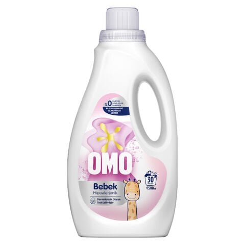 OMO MAT.SIVI 1500ML BEBEK HİPOALERJENİK 30YIKAMA 1*6