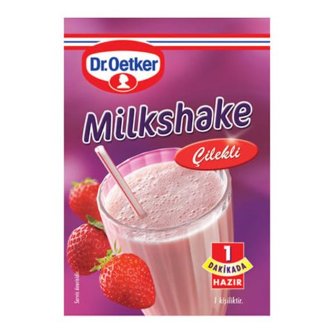 DR.OETKER.İ.MİLKSHAKE ÇİLEKLİ 26G 1*2*24