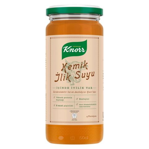 KNORR KEMİK İLİK SUYU 480ML CAM 1*6