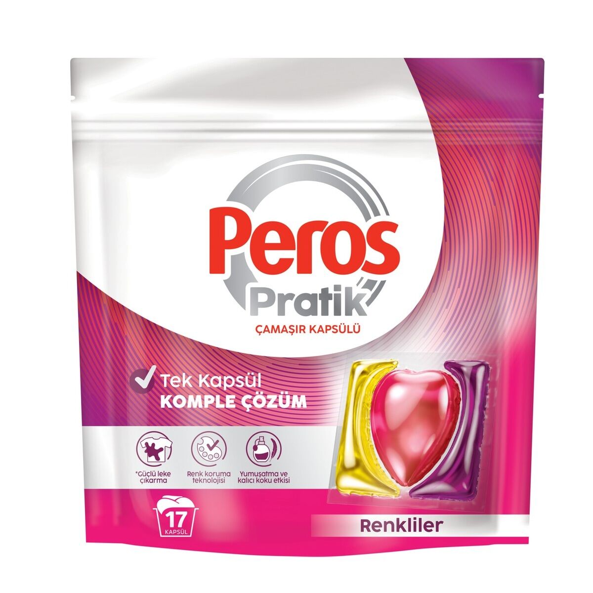PEROS SIVI KAPSÜL DET.17'Lİ RENKLİLER 275G 1*7