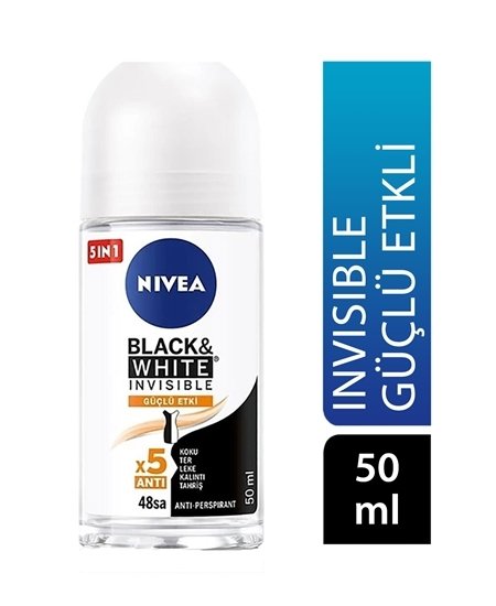 NIVEA .ROLL-ON KDN INV.B&W GÜÇLÜ ETKİ 50ML 83490 1*30