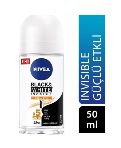 NIVEA .ROLL-ON KDN INV.B&W GÜÇLÜ ETKİ 50ML 83490 1*30