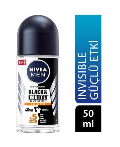 NIVEA .ROLL-ON ERK INV.B&W GÜÇLÜ ETKİ 50ML 85392 1*30