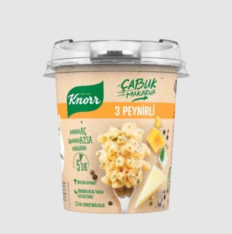 KNORRXXXX MAK.ÇABUK 3 PEYNİRLİ XL 97G ÇABUK MAKARNA 1*40
