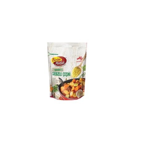 ÜLKER BİZİM ÇEŞNİ 7 BAHARATLI SEBZELİ135GR 6501-12 1*12