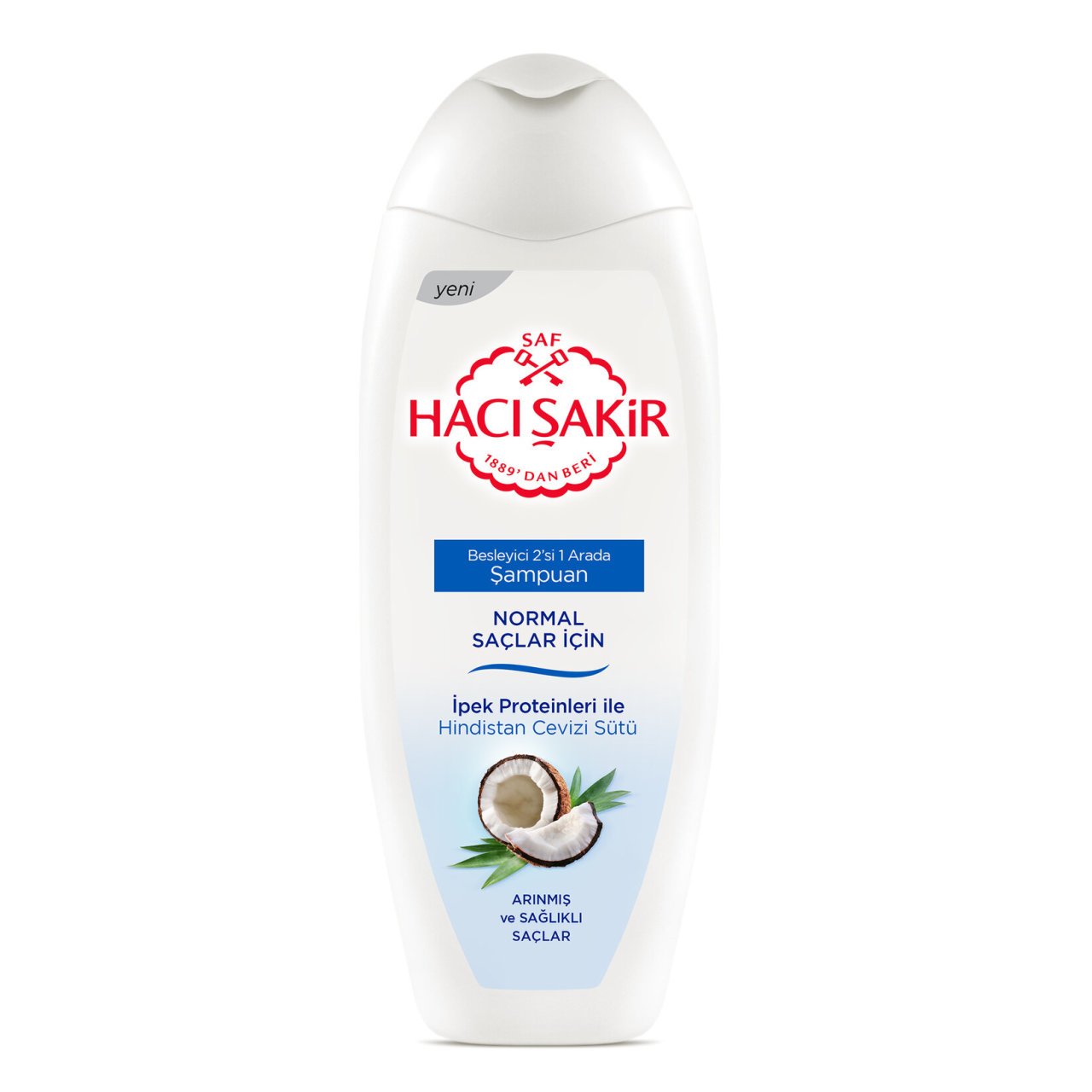 HACI ŞAKİR ŞAMPUAN 500ML 2/1 HİND.CEV.SÜTÜ- NORMAL 1*12