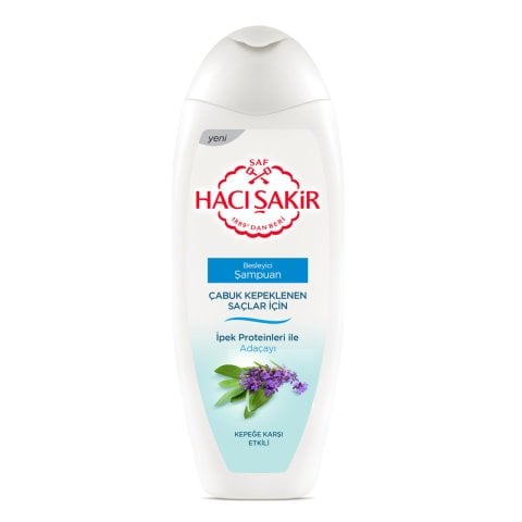 HACI ŞAKİR ŞAMPUAN 500ML ADAÇAYI-KEPEK//// 1*12