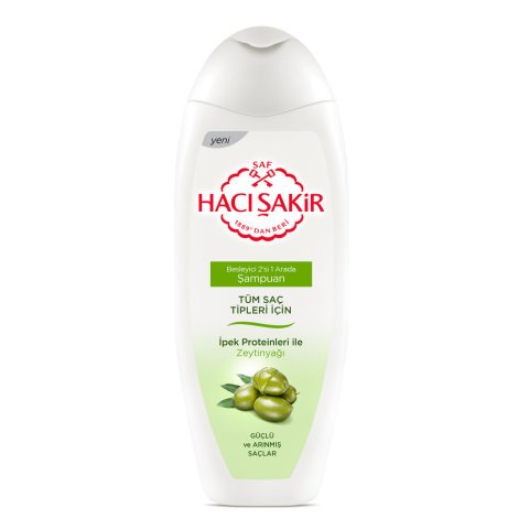 HACI ŞAKİR ŞAMPUAN 500ML 2/1 ZEYTİNYAĞI-////TÜM SAÇ 1*12