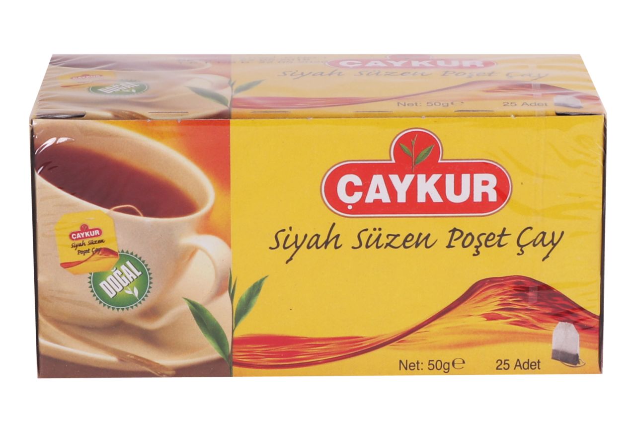ÇAYKUR B.SİYAH SÜZEN ÇAY 25'Lİ 50G BARDAK 1*24