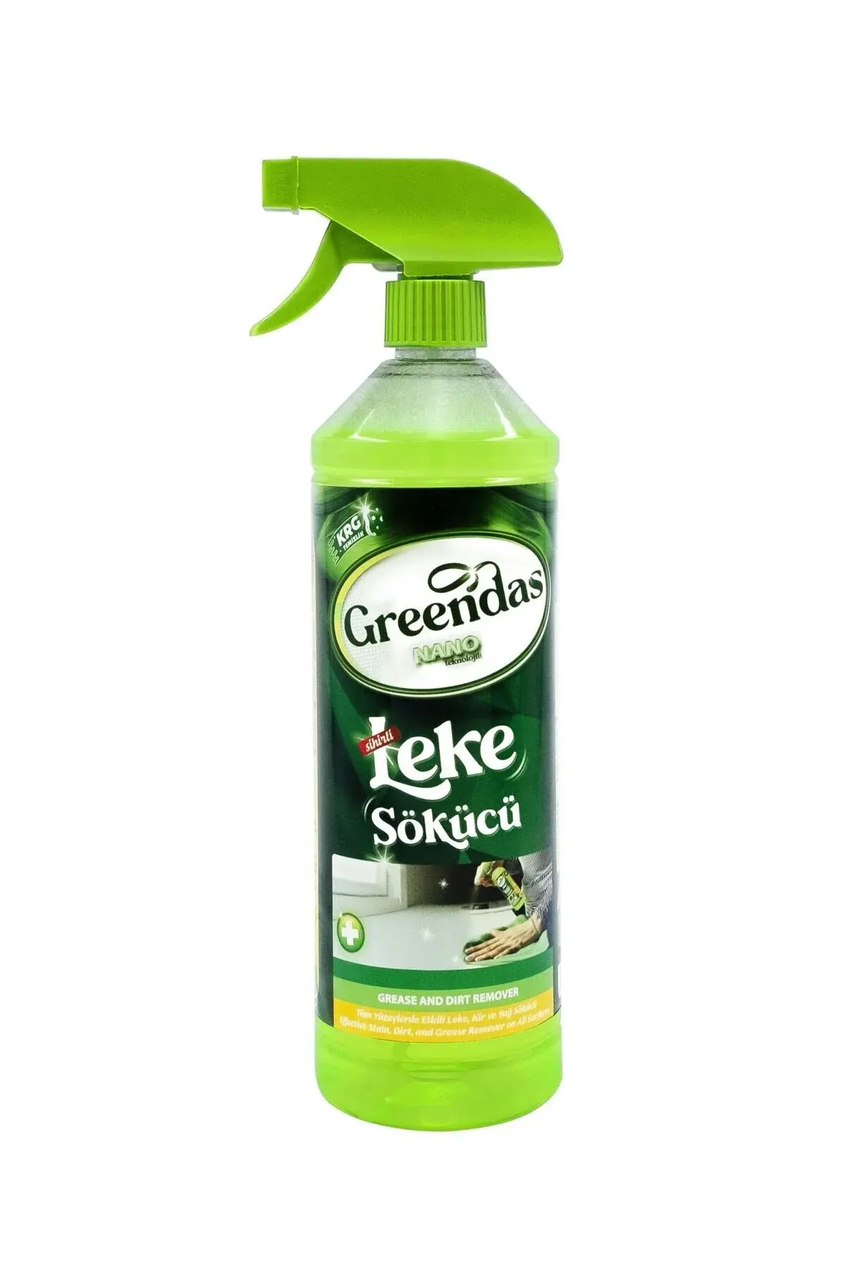 GREENDAS SPREY YAĞ-KİR-LEKE SÖKÜCÜ 1000ML 1*12