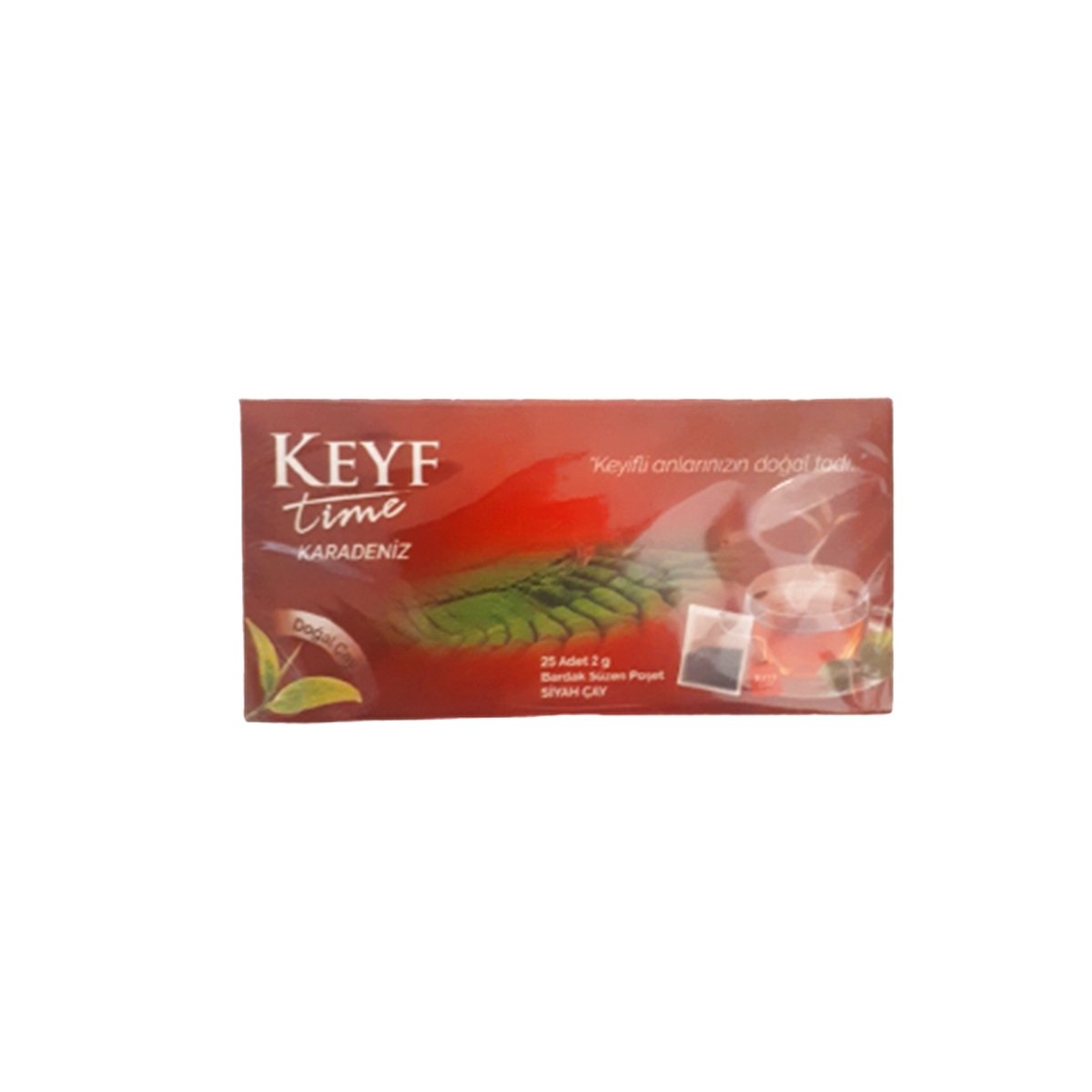 KEYF TİME ÇAY B.KARADENİZ BARDAK 25'Lİ 50G 1*24