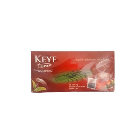 KEYF TİME ÇAY B.KARADENİZ BARDAK 25'Lİ 50G 1*24