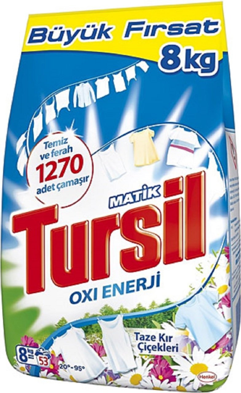 TURSİL M.8KG TAZE KIR ÇİÇEKLERİ BEYAZ& RENKLİ 1*1 (PALET:96ADET)