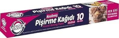 VİNDEX .PİŞİRME KAĞIDI HAZIR KESİLMİŞ 10LU 42*37CM 1211104 1*24