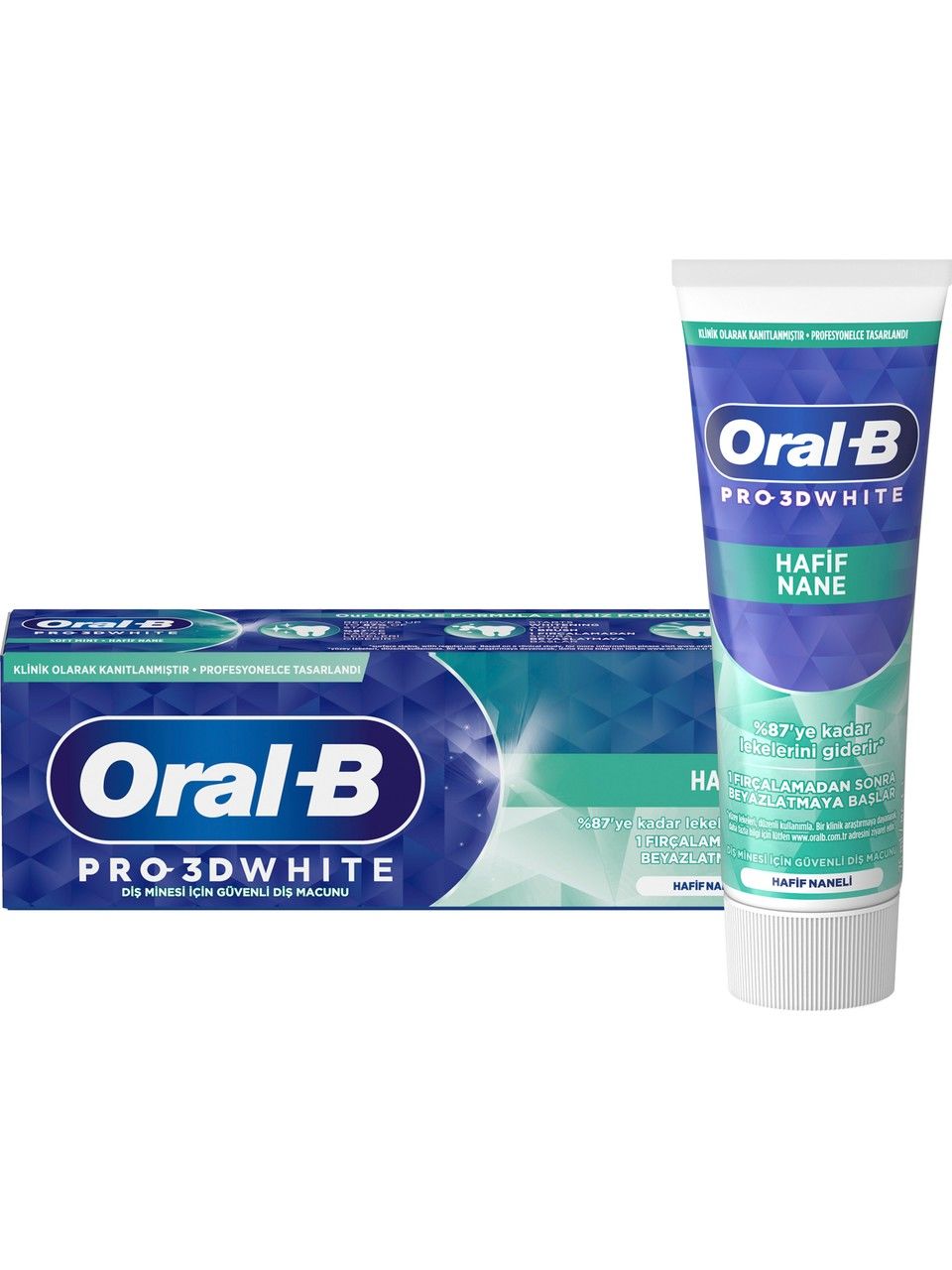 ORAL-B M.75ML PRO-3D HAFİF NANE %87 LEKE GİDERME 1*12