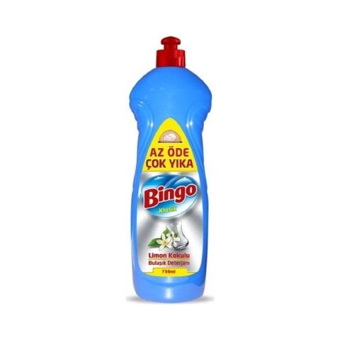 BİNGO BULAŞIK DETERJANI 730ML LİMON-GLİSERİN 730ML 1*16