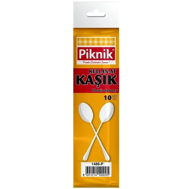PİKNİK KAŞIK 10LU PLASTİK 1486-P 1*90