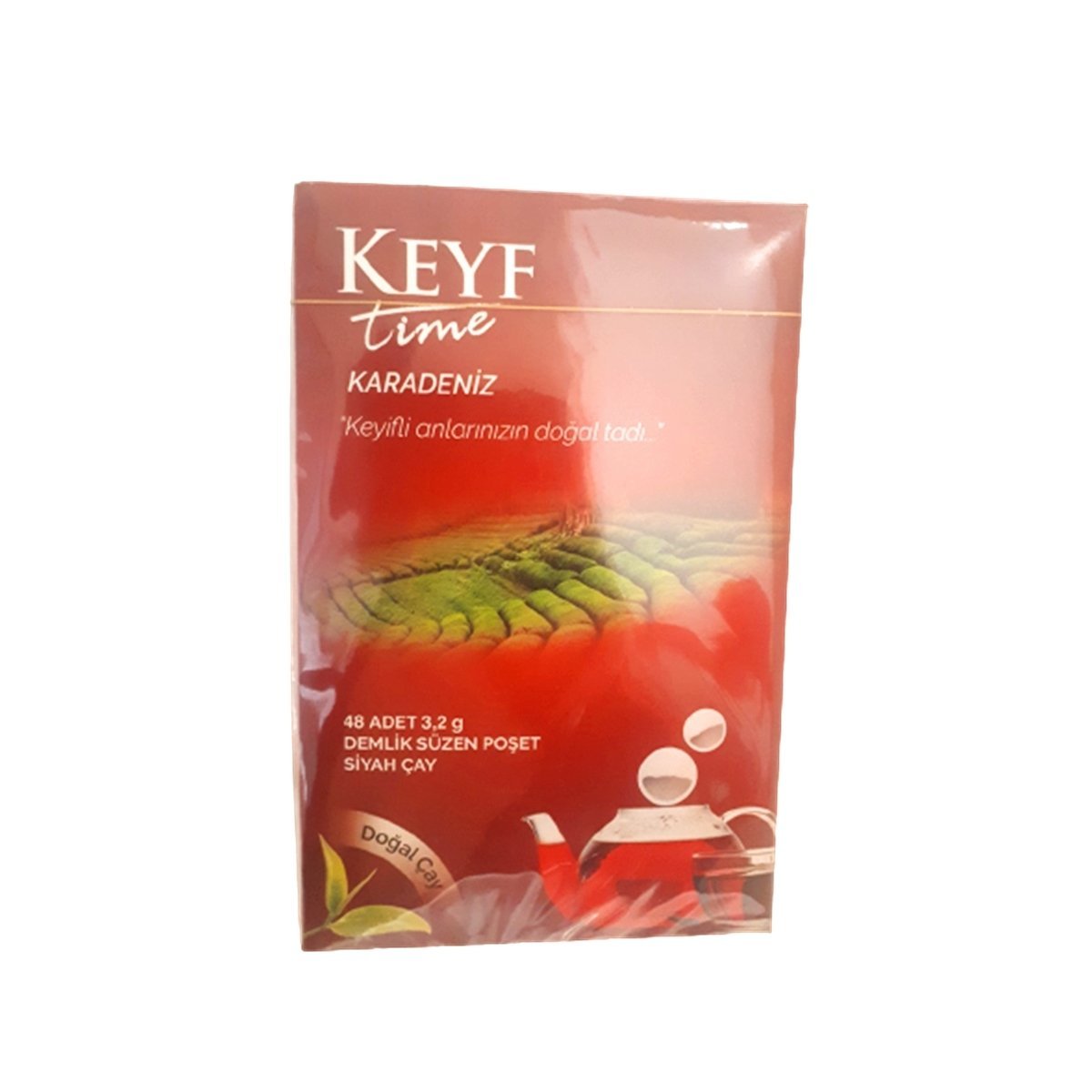 KEYF TİME ÇAY D.KARADENİZ DEMLİK 48'Lİ 153G 1*48