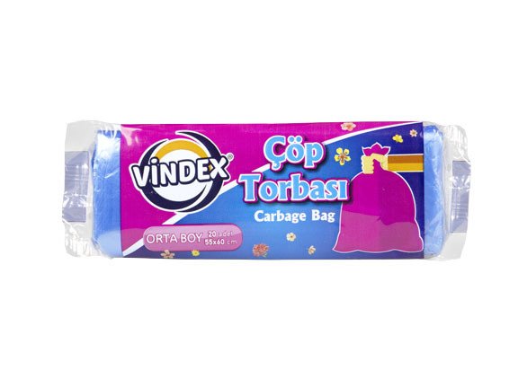 VİNDEX ÇÖP POŞETİ ORTA BOY 10LU 55*60CM 1110207 1*50