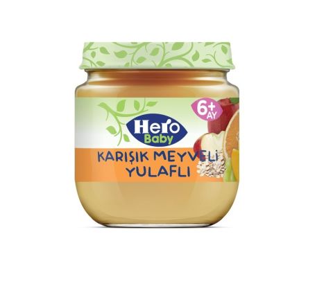 HERO BABY CAM 120GR KARIŞIK MEYVELİ YULAFLI 5955-04 1*6