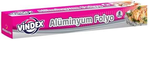 VİNDEX .ALUMİNYUM FOLYO 8MT 1*24
