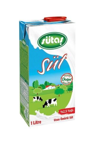 SÜTAŞ SÜT 1LT SÜT %2,5 YAĞLI 1*12