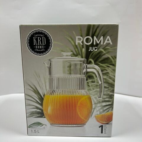 KRD HOME SÜRAHİ CAM ROMA 1500ML 3J15501 1*8