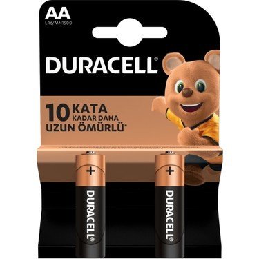 PİL DURACELL KALEM PİL 2'Lİ AA 2 1.5V 1*20
