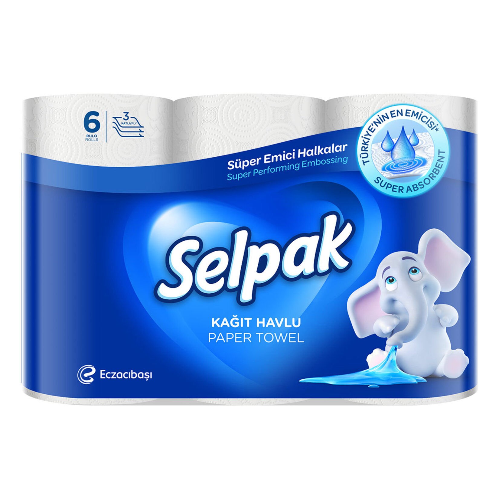 SELPAK H.6'LI SÜPER EMİCİ HAVLU 1*4