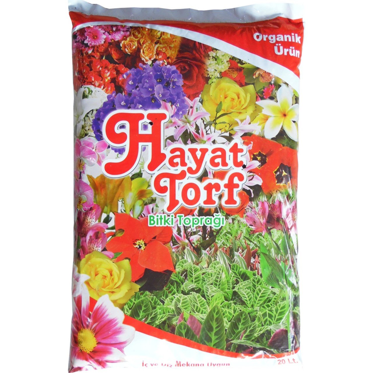 BİTKİ TOPRAĞI 20LT HAYAT TORF 1*1