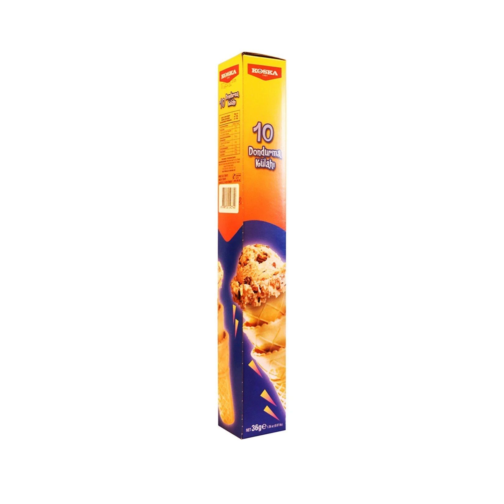 KOSKA K.DONDURMA KÜLAHI 10'LU 36G 1*24