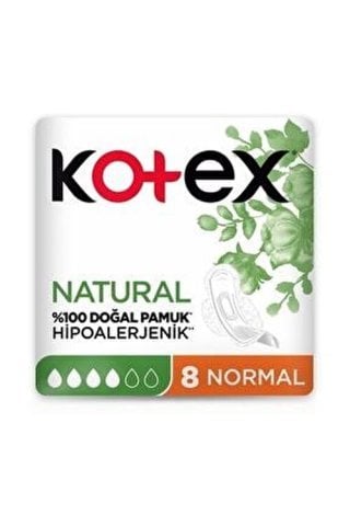 KOTEX T.NATURAL NORMAL 8'Lİ 1*24