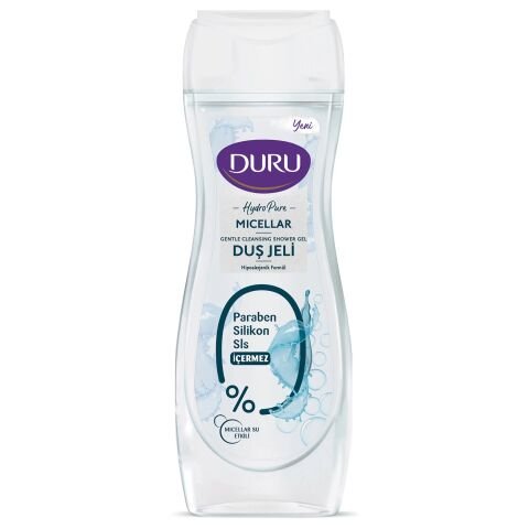 DURU DUŞ J.450ML HYDRO PURE MICELLAR PARABEN SİLİKON SLS İÇERMEZ 1*12