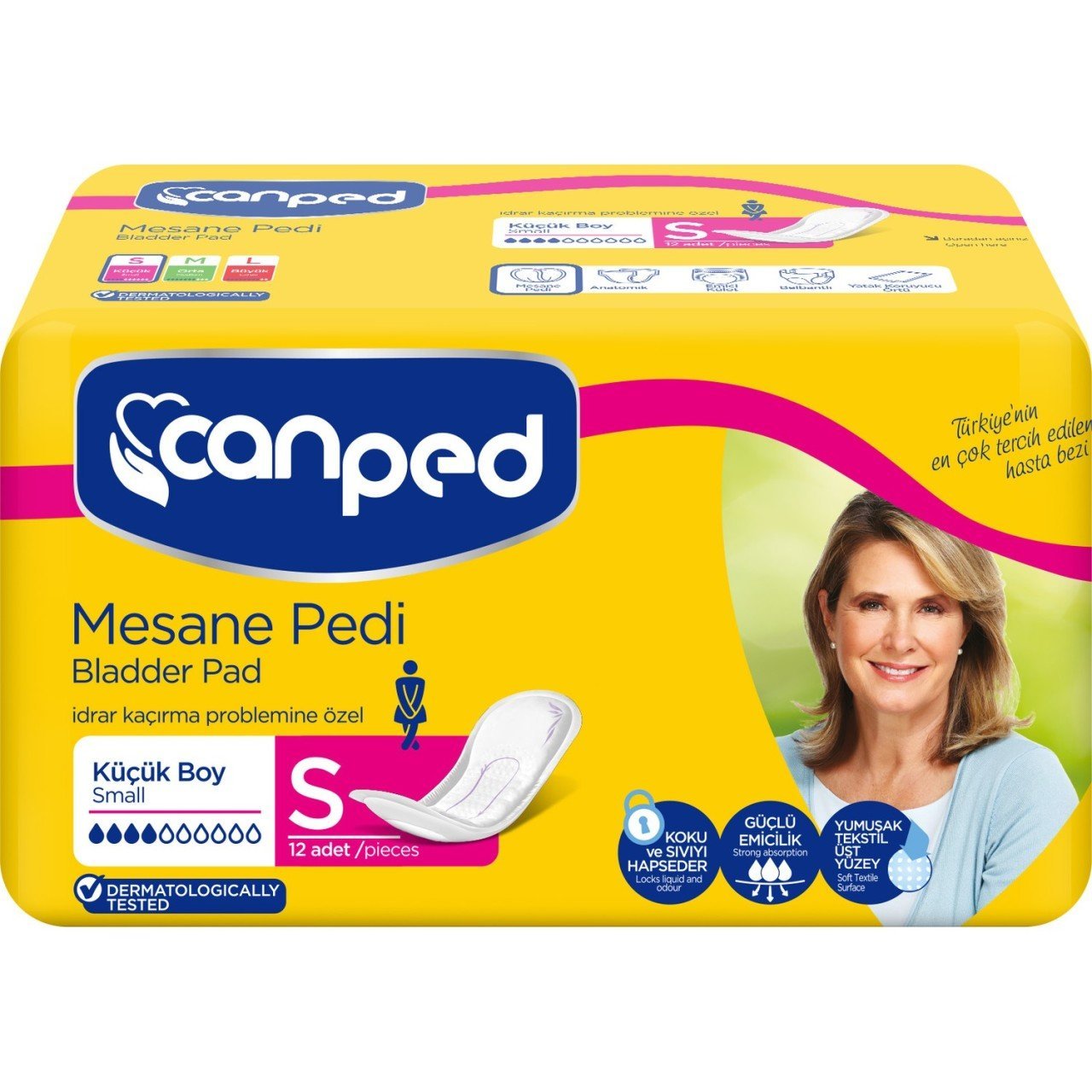 CANPED MESANE PEDİ KADIN KÜÇÜK 12Lİ 1*12