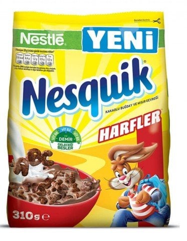 NESQUİK KAHV.HARFLER 310GR MISIR GEVR. 1*12