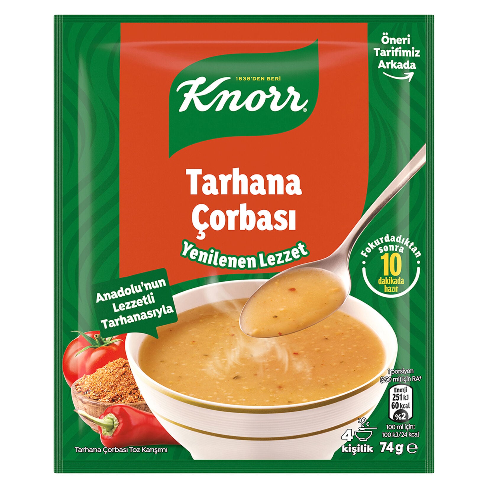 KNORR Ç.KLASİK TARHANA 74G 1*12*12