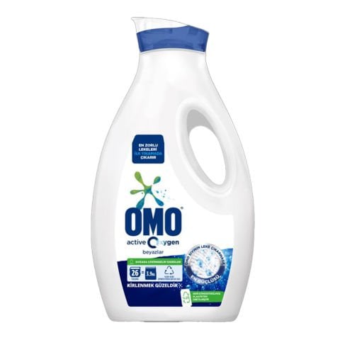 OMO MAT.SIVI 1.690ML ACTİVE OXYGEN BEYAZLAR 26W 1*6