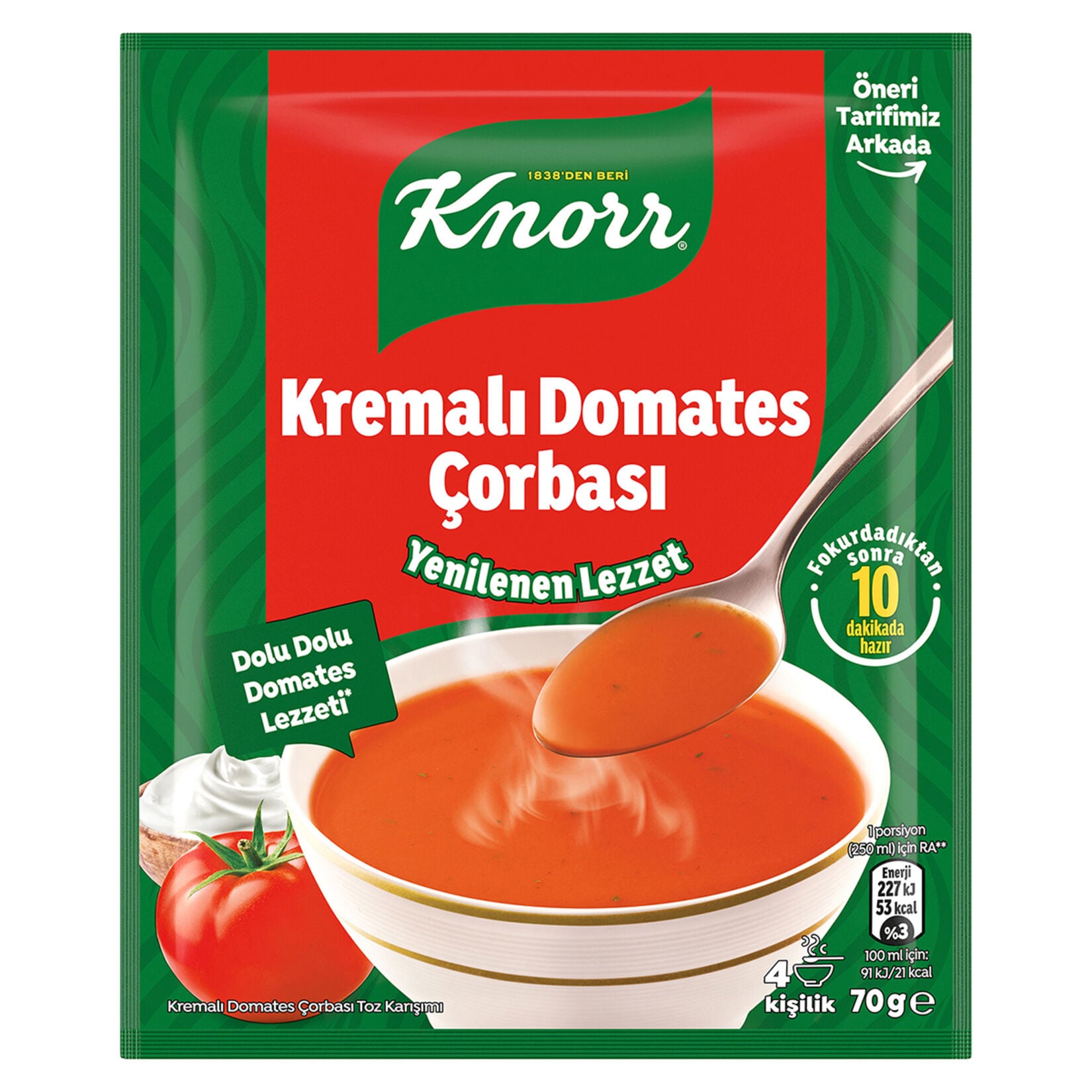 KNORR Ç.KL.KREMALI DOMATES 70G 1*12*12