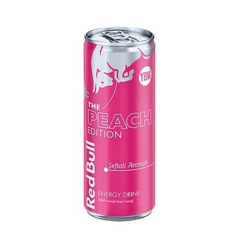 RED BULL ENERGY DRINK ŞEFTALİ ( PEACH ) 250ML TNK 1*24