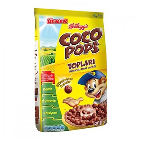 ÜLKER KAHV.KELLOGS COCOPOPS 225GR TOP 2701-06 1*10