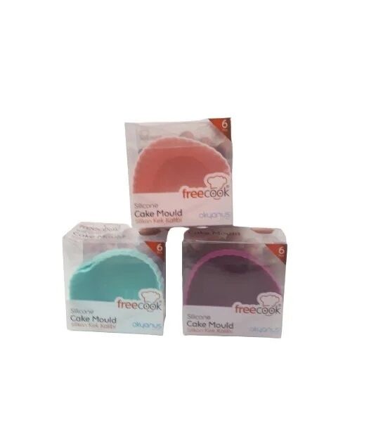 FREECOOK KEK KALIBI 6'LI SİLİKON OKY-0002 1*60