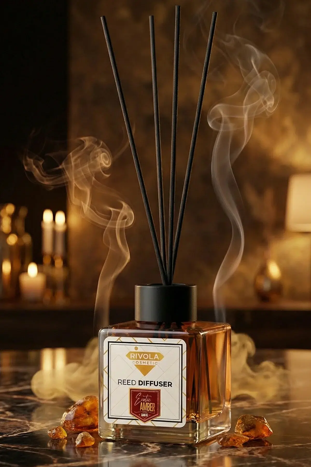 RİVOLA BAMBU ÇUBUK AMBER 100ML 1*24