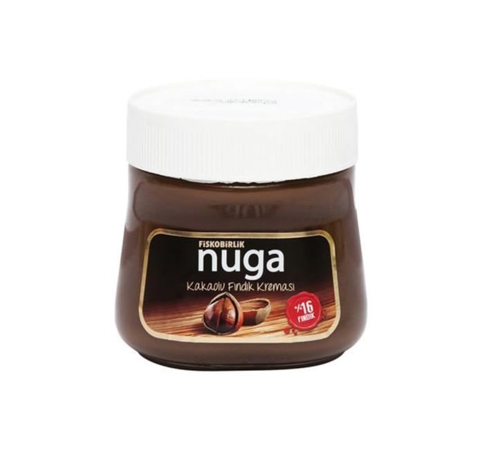 FİSKOBİRLİK NUGA 350G KAKAOLU FINDIK KREM.CAM 1*12