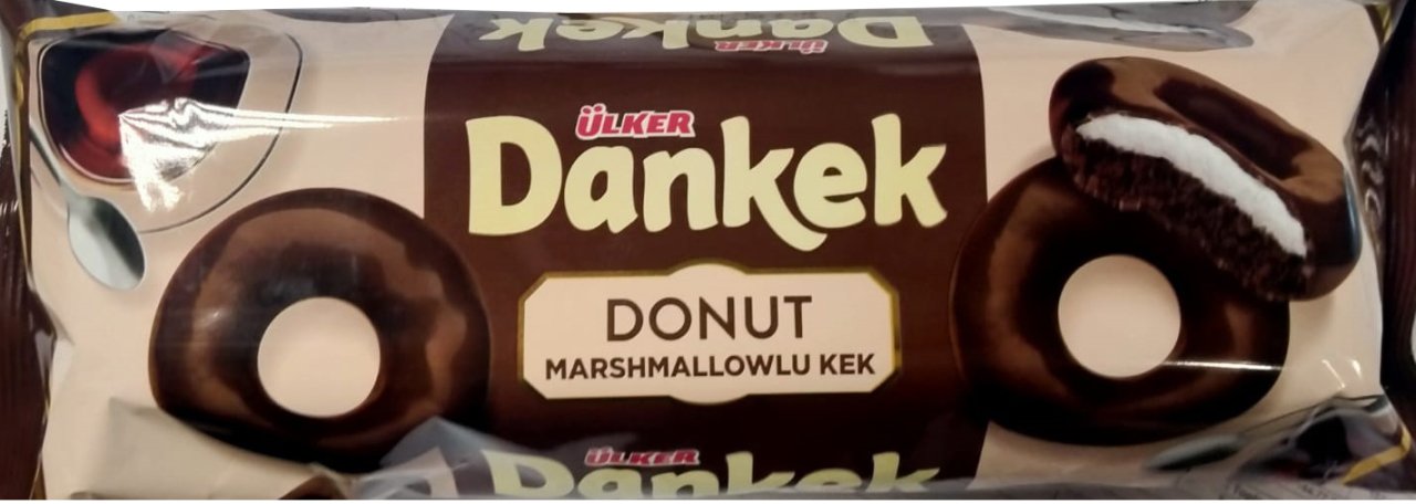 ÜLKER K.DANKEK  DONUT MARSHMALLOWLU KEK 162GR 01033-09 1*12